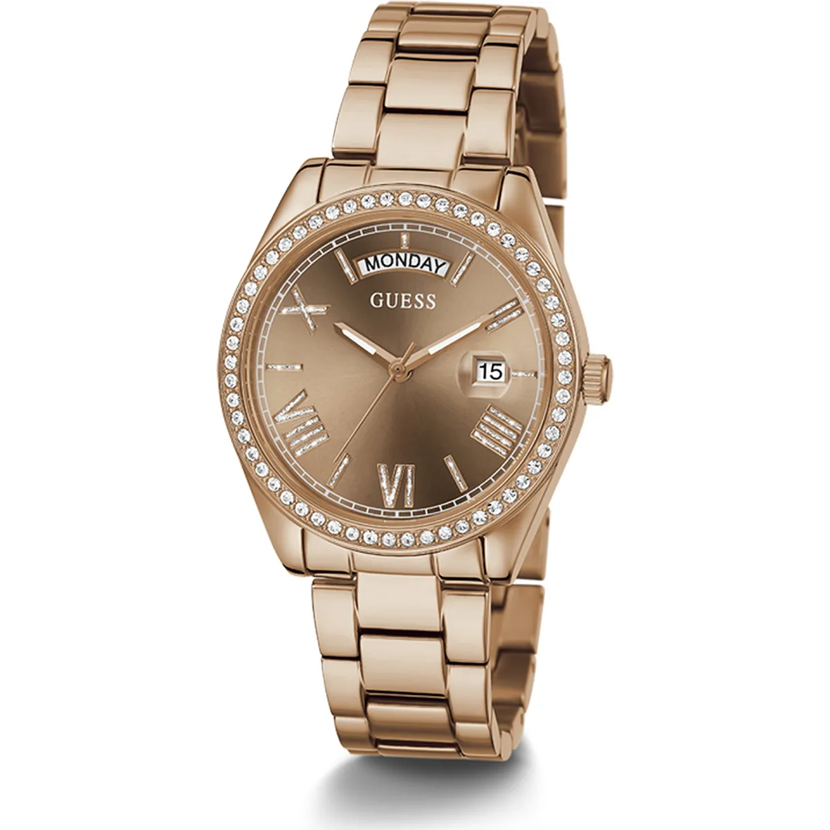 GUESS - Reloj Guess Luna GW0307L3 Rose gold De Acero inoxidable Para Mujer