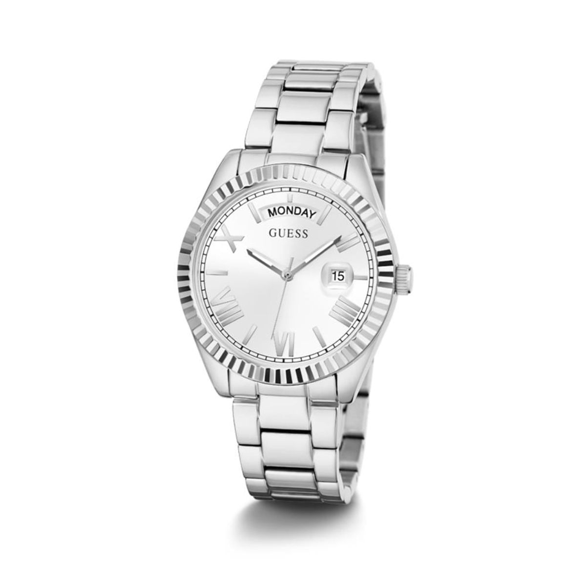 GUESS - Reloj Guess Luna GW0308L1 Plateado De Acero inoxidable Para Mujer
