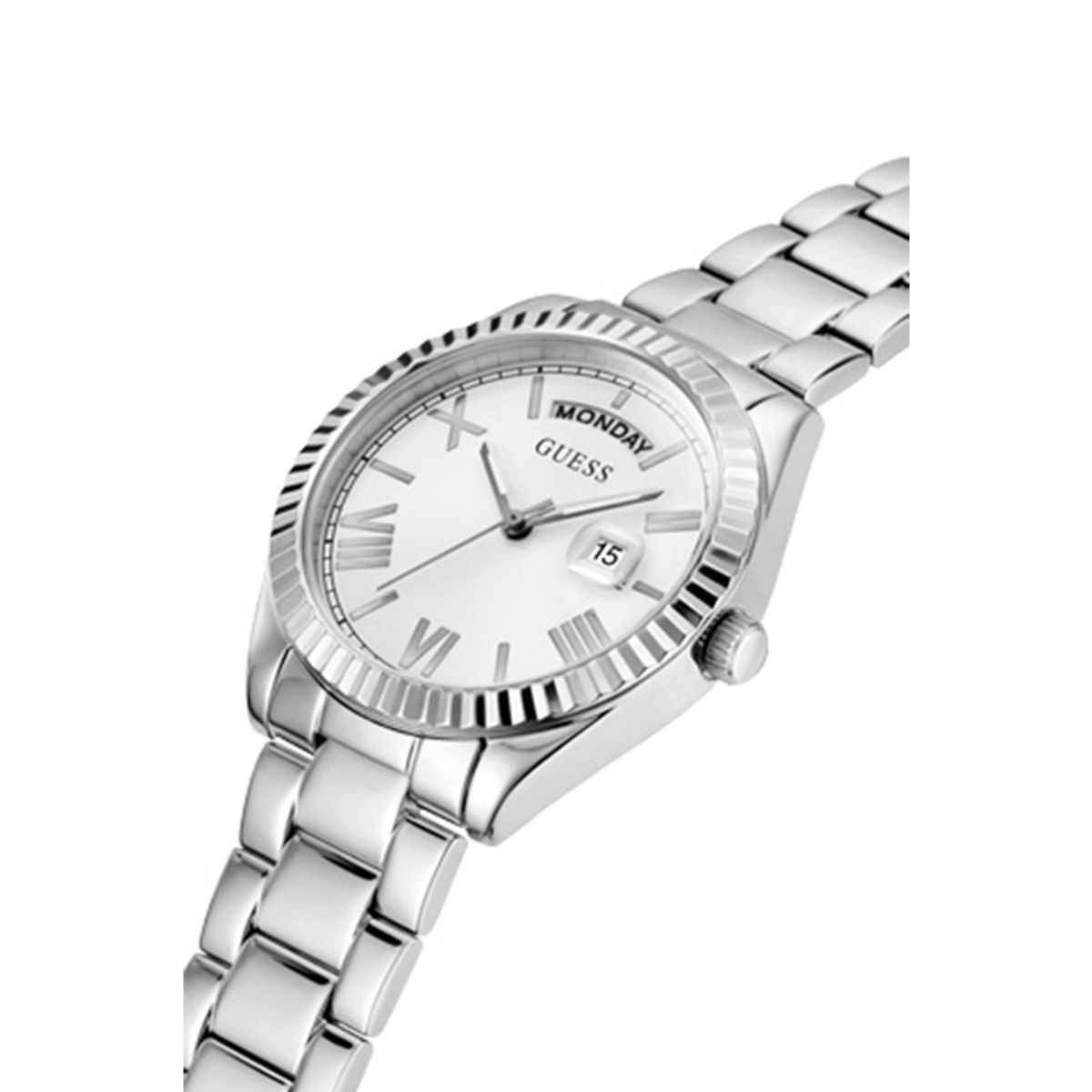 GUESS - Reloj Guess Luna GW0308L1 Plateado De Acero inoxidable Para Mujer