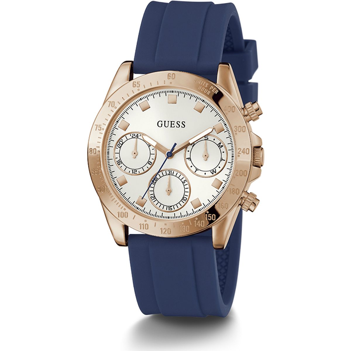 GUESS - Reloj Guess Eclipse GW0315L2 Azul De Silicona Para Mujer
