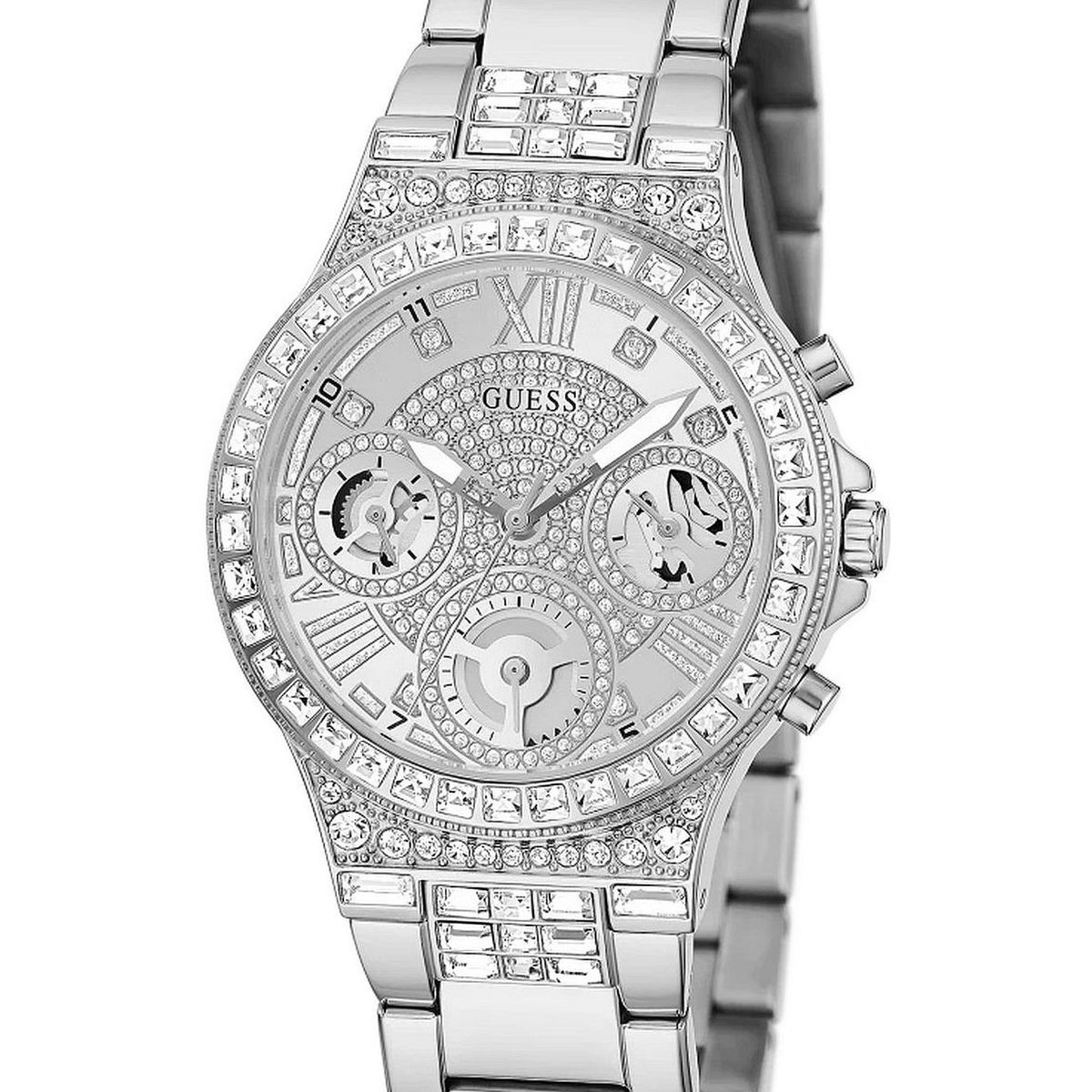 GUESS - Reloj Guess Moonlight GW0320L1 Plateado De Acero inoxidable Para Mujer