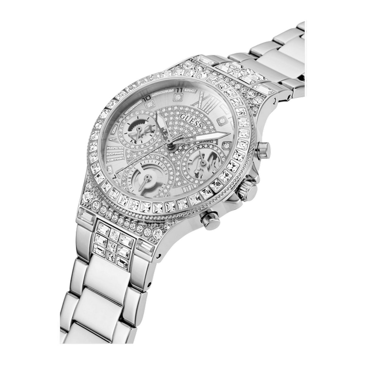 GUESS - Reloj Guess Moonlight GW0320L1 Plateado De Acero inoxidable Para Mujer