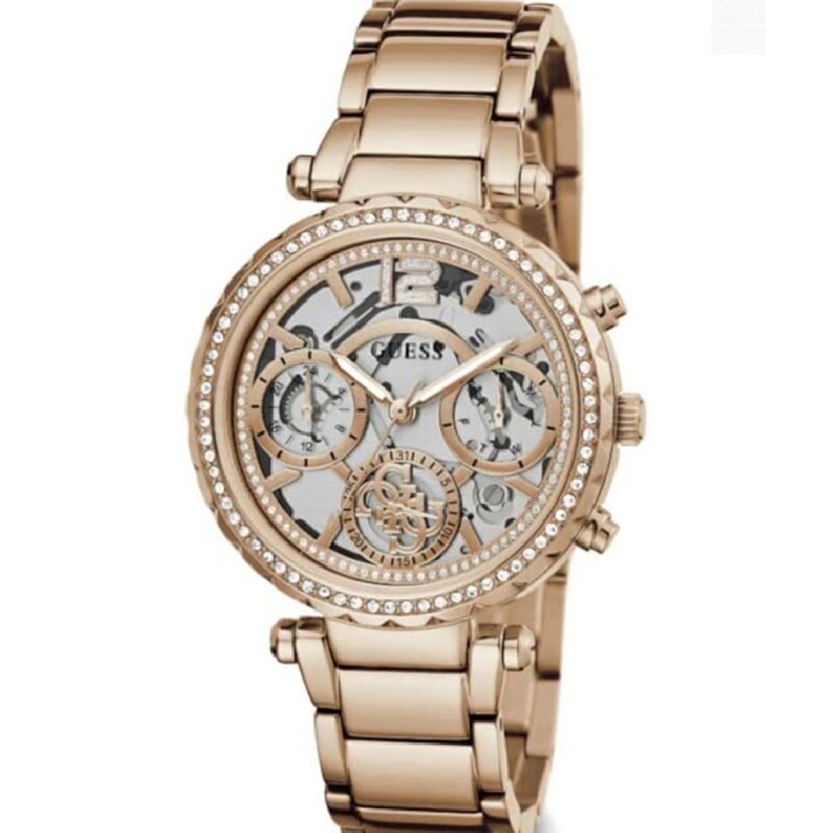 GUESS - Reloj Guess Solstice GW0403L3 Rose gold De Acero inoxidable Para Mujer