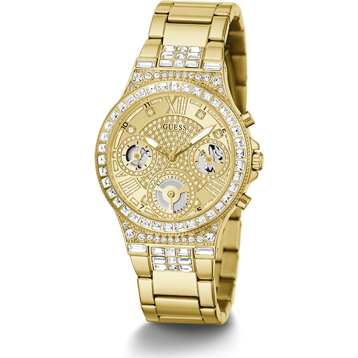 GUESS - Reloj Guess Moonlight GW0320L2 Dorado De Acero inoxidable Para Mujer