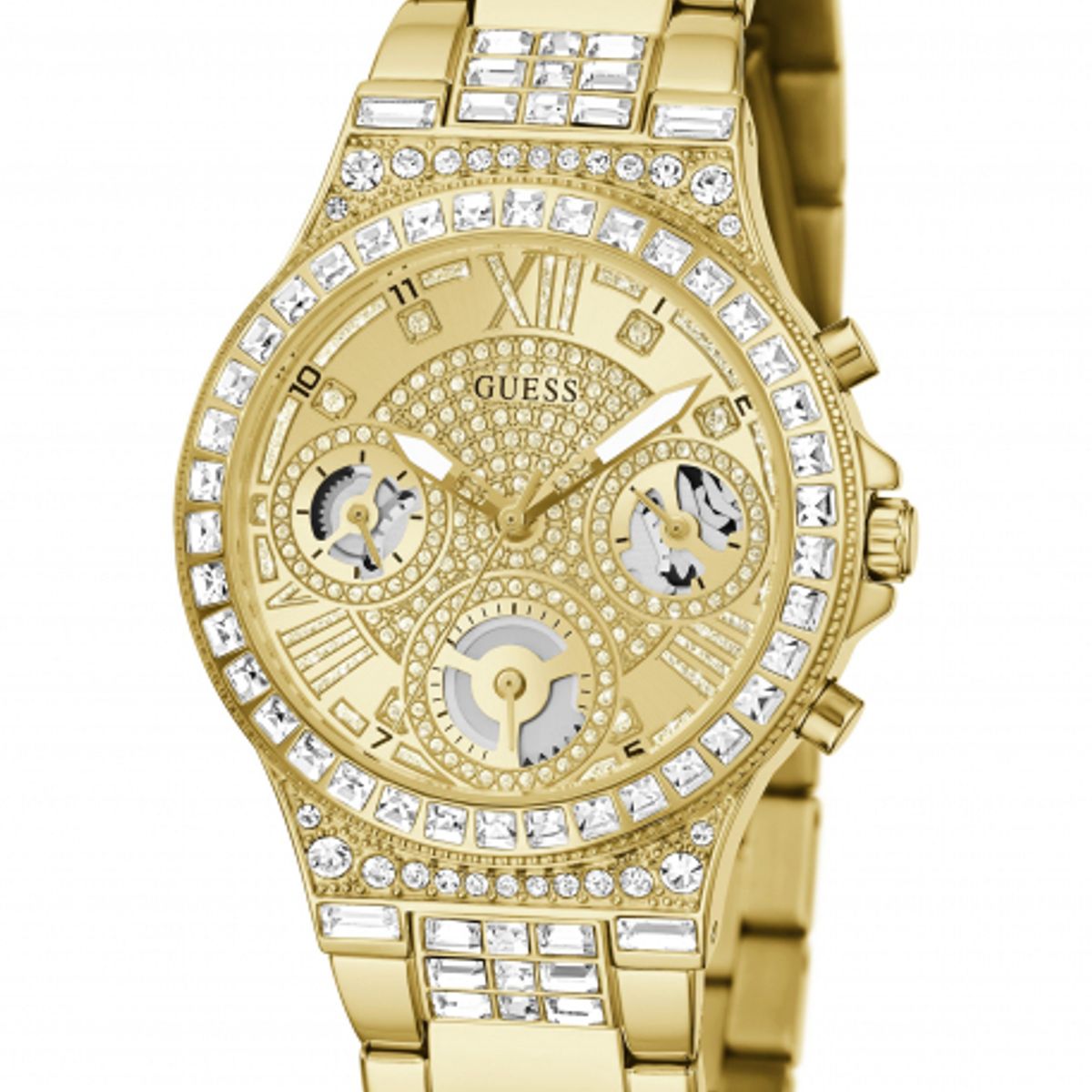 GUESS - Reloj Guess Moonlight GW0320L2 Dorado De Acero inoxidable Para Mujer