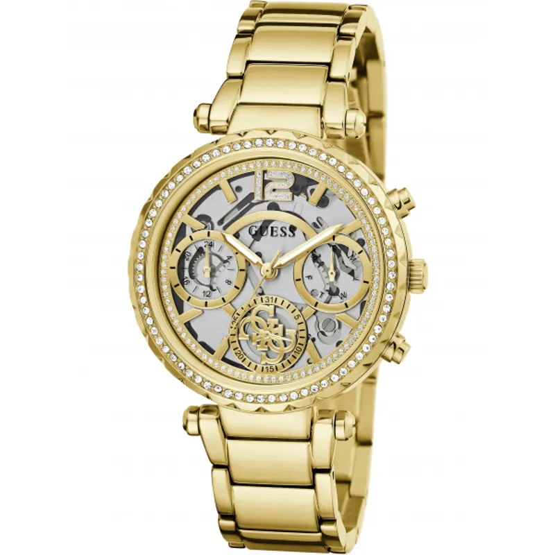 GUESS - Reloj Guess Solstice GW0403L2 Dorado De Acero inoxidable Para Mujer