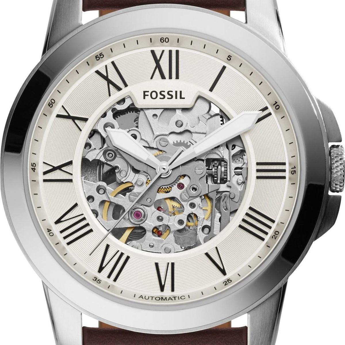 FOSSIL - Reloj Fossil Grant ME3099 Marrón De Cuero Piel Para Mujer