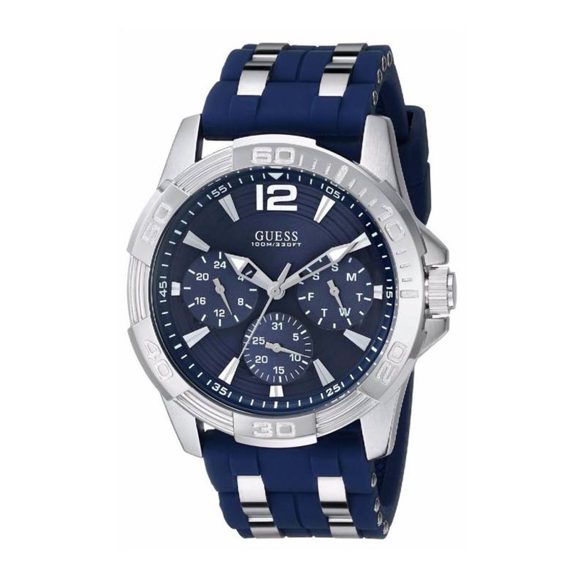 GUESS - Reloj Guess Iconoc W0366G2 Azul De Silicona Para Hombre