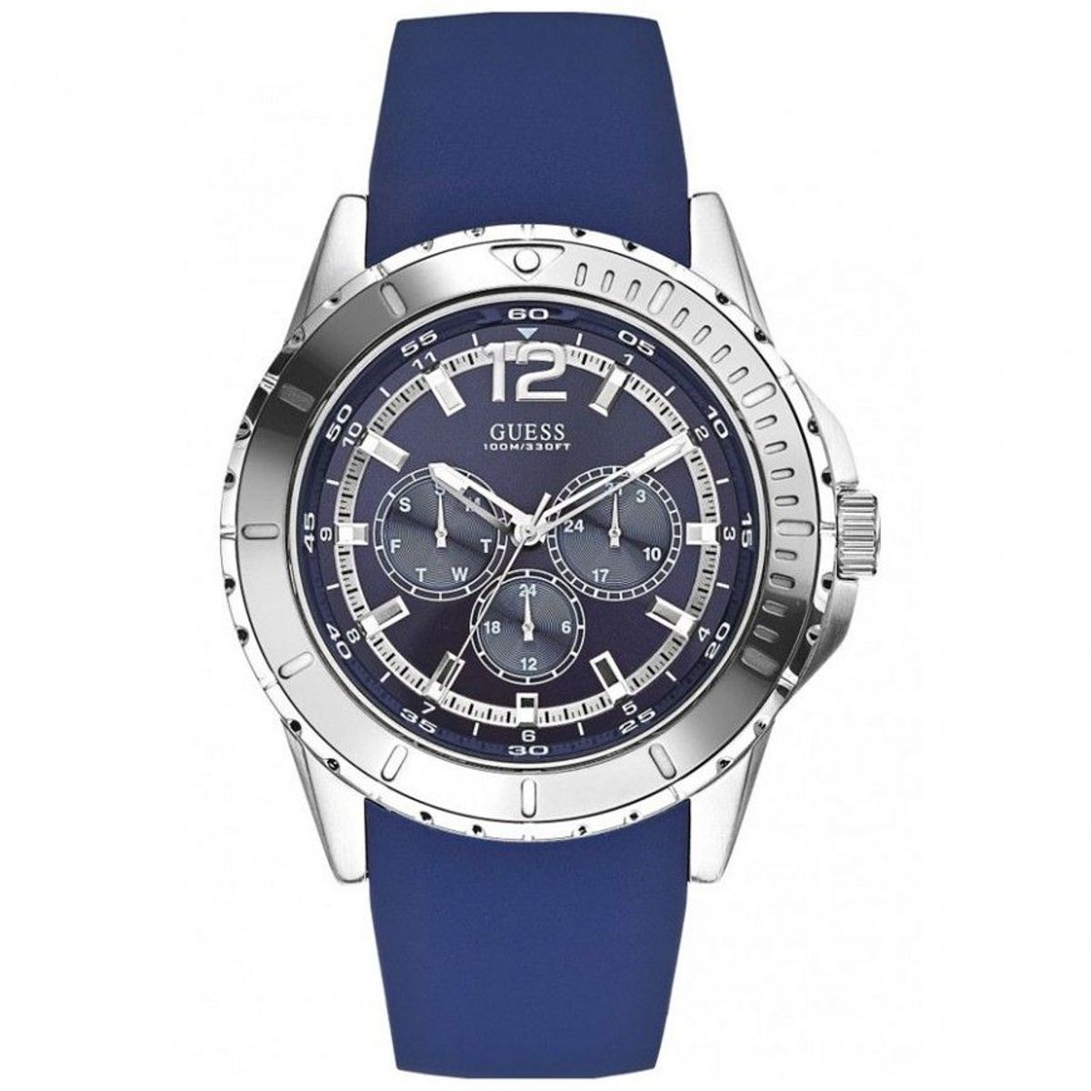 GUESS - Reloj Guess Maverick W0485G3 Cafe De Caucho Para Hombre