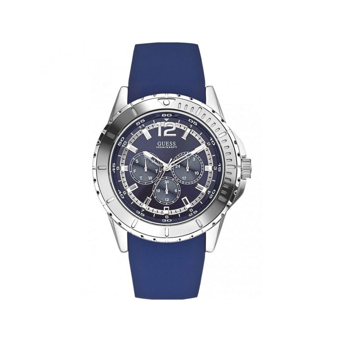 GUESS - Reloj Guess Maverick W0485G3 Cafe De Caucho Para Hombre