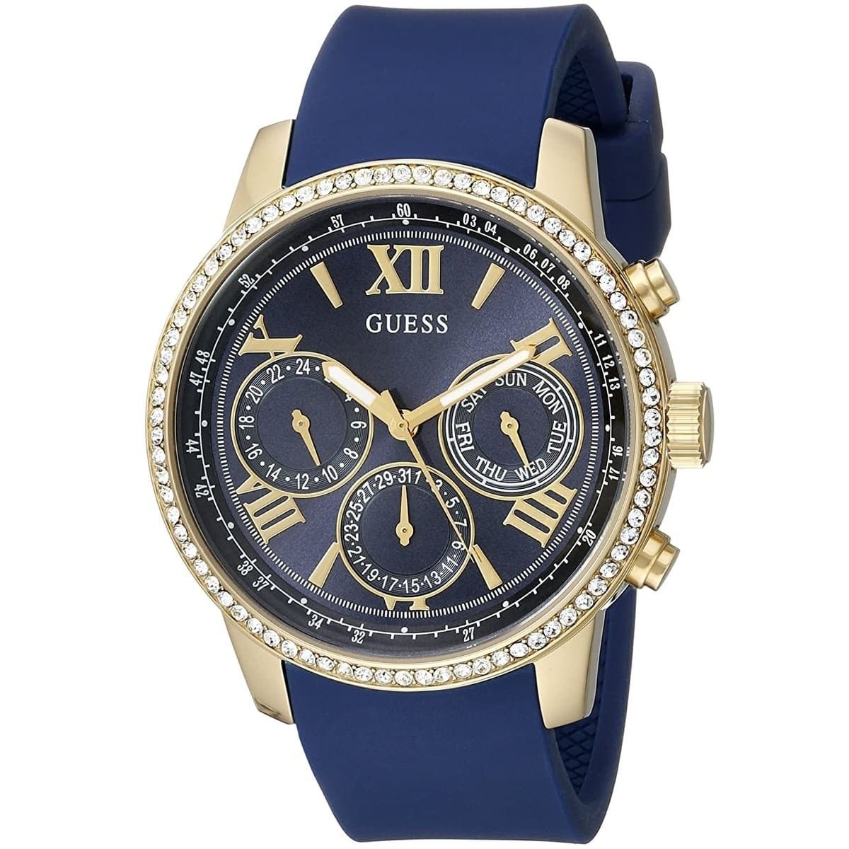 GUESS - Reloj Guess Classic W0616L2 Azul De Silicona Para Mujer