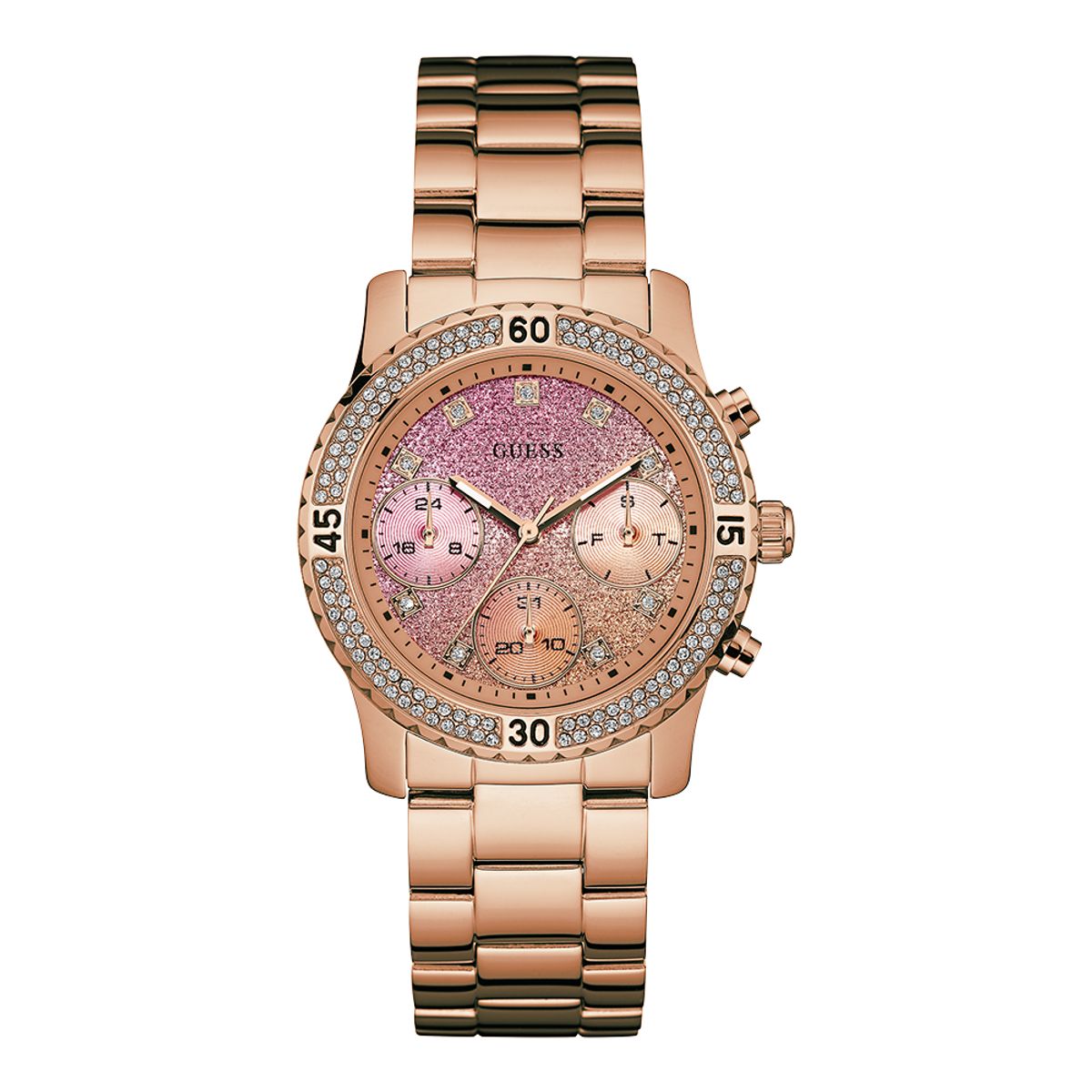 GUESS - Reloj Guess Classic W0774L3 Rose gold De Acero inoxidable Para Mujer