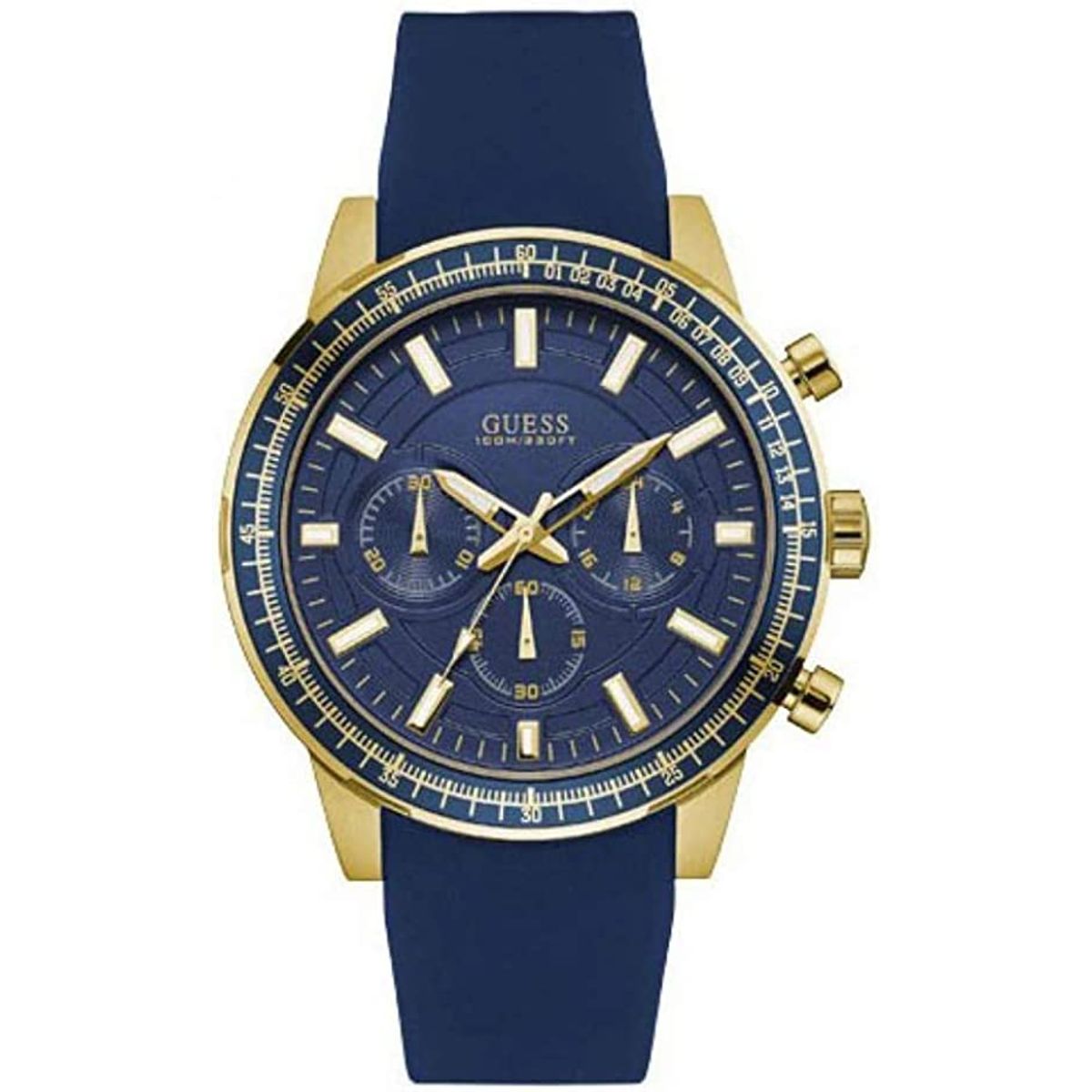 GUESS - Reloj Guess Blue W0802G2 Azul De Silicona Para Hombre