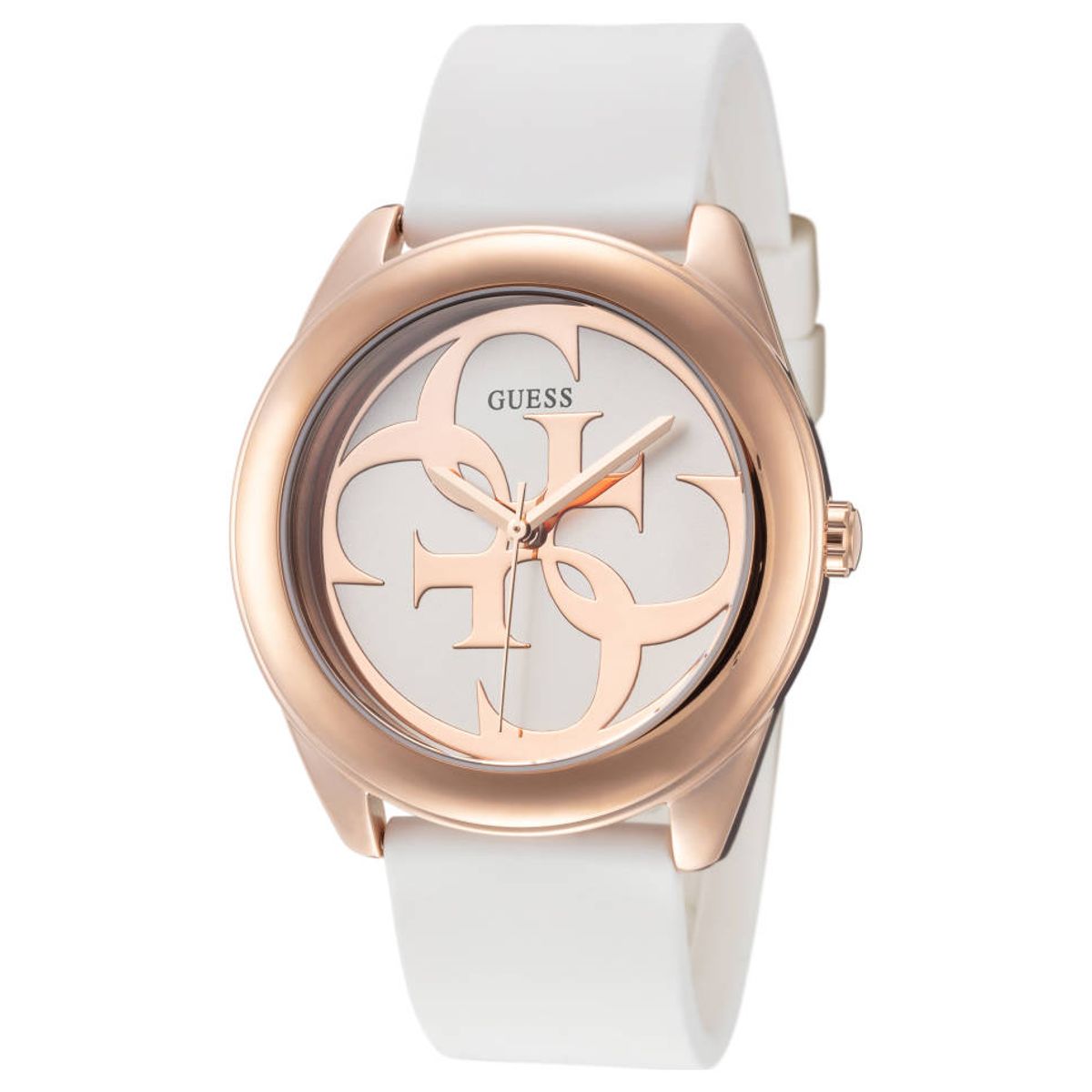 GUESS - Reloj Guess Pulso W0911L5 Blanco De Silicona Para Mujer