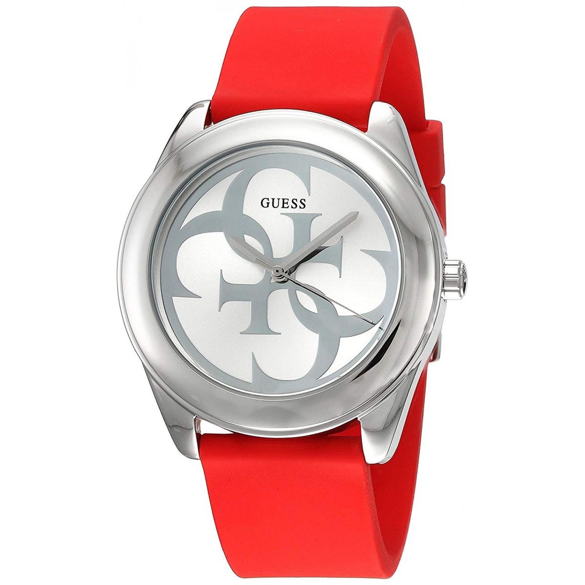 GUESS - Reloj Guess Twist W0911L9 Rojo De Silicona Para Mujer