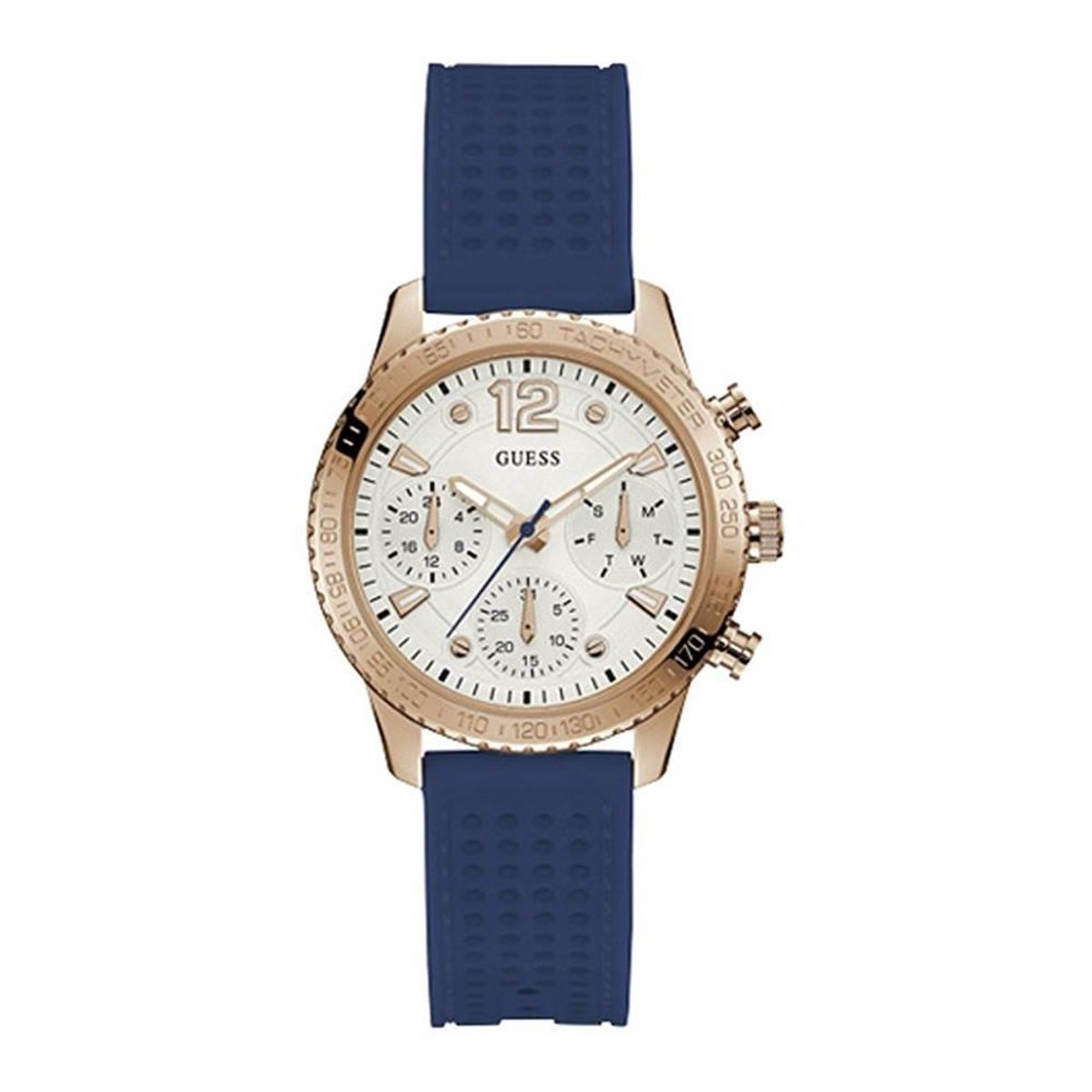 GUESS - Reloj Guess Marina W1025L4 Azul De Silicona Para Mujer