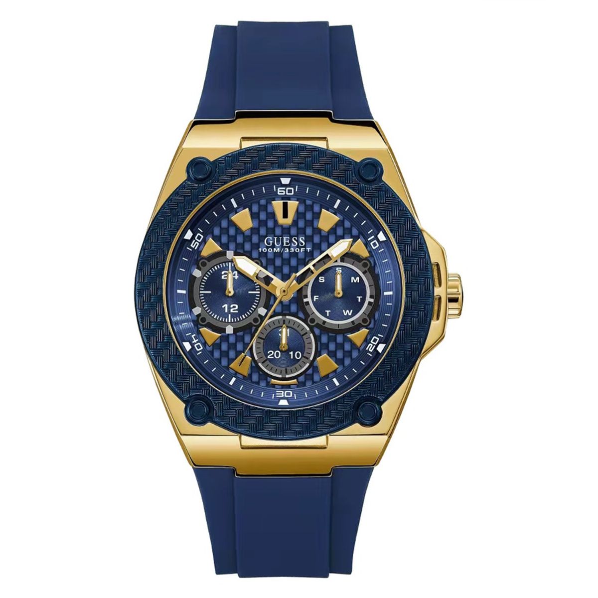GUESS - Reloj Guess Classic W1049G9 Negro De Silicona Para Hombre