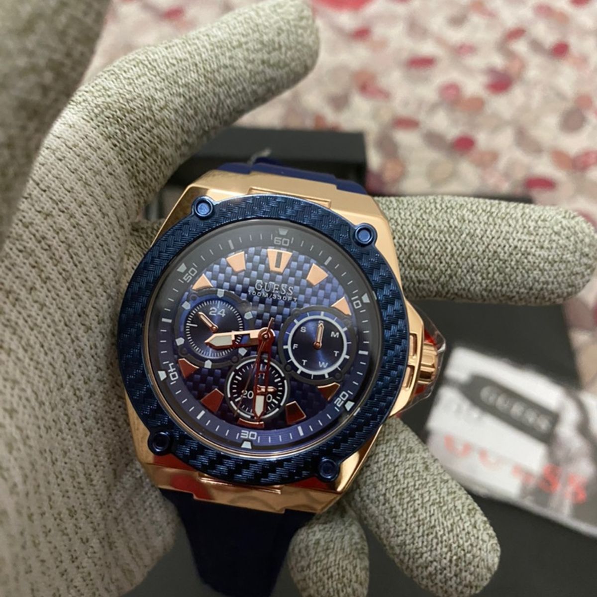 GUESS - Reloj Guess Classic W1049G9 Negro De Silicona Para Hombre