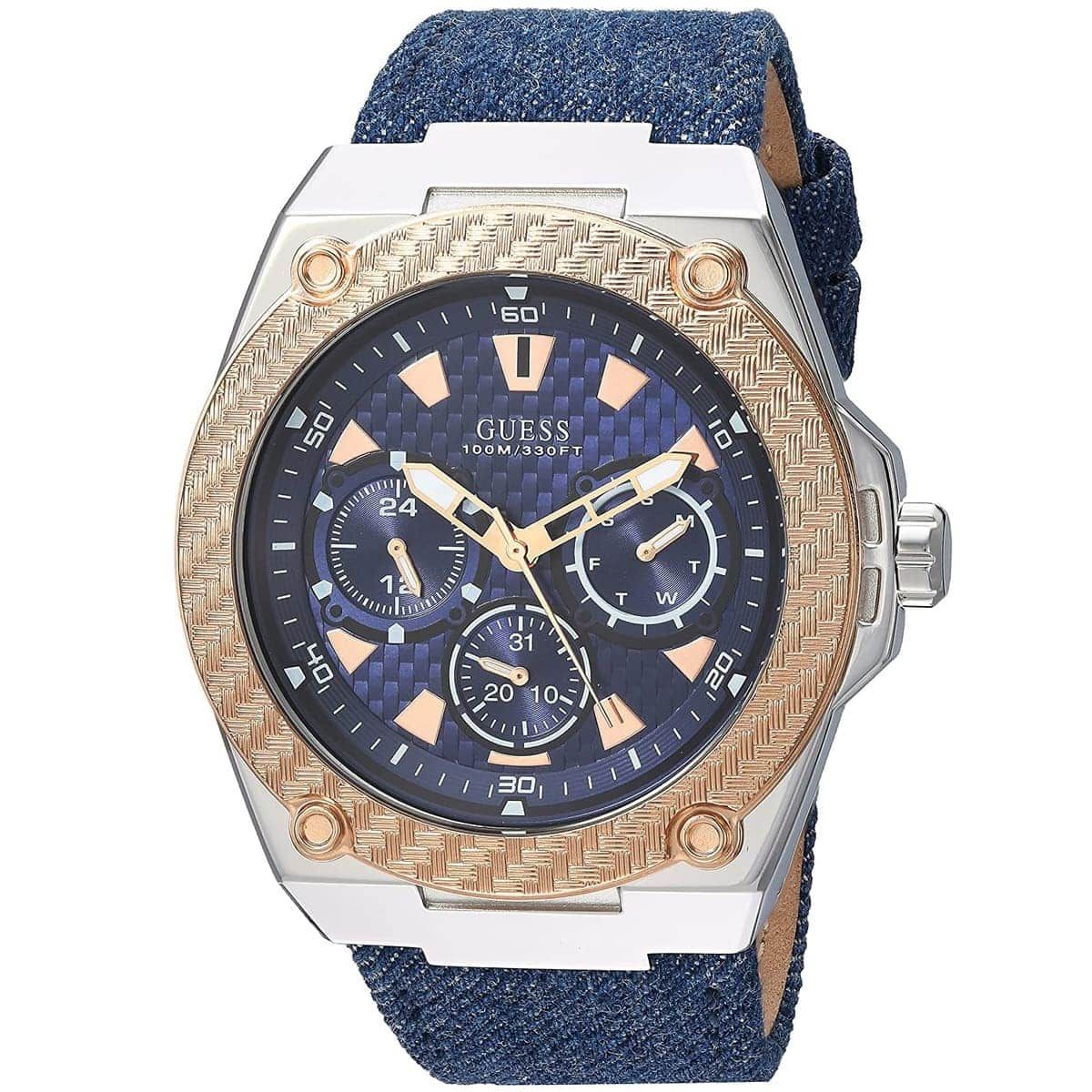 GUESS - Reloj Guess Legacy W1058G1 Azul De Silicona Para Hombre