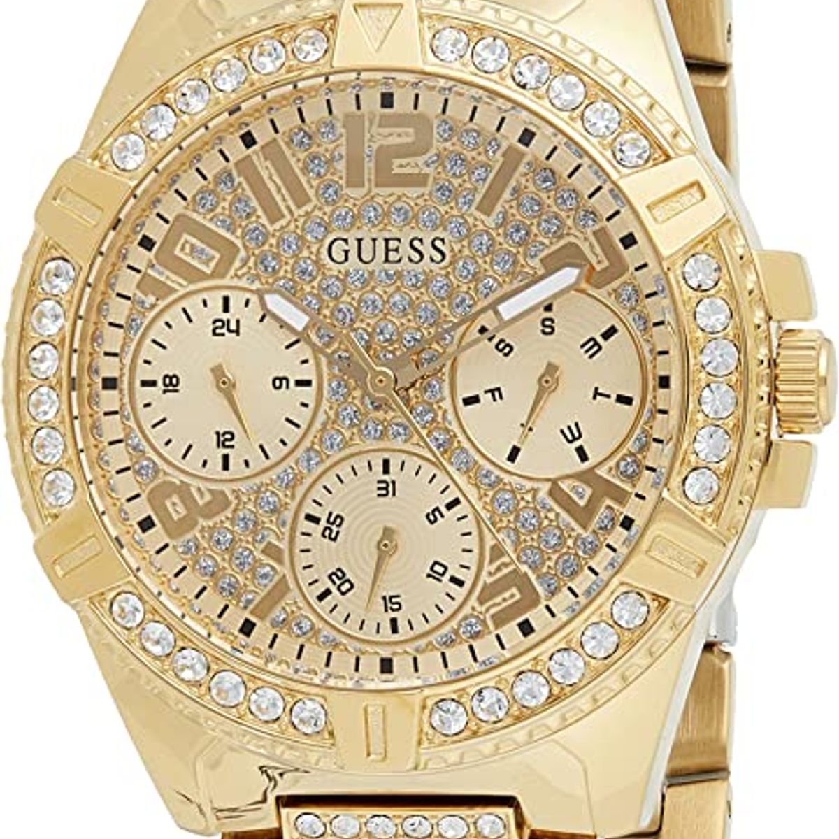 GUESS - Reloj Guess Lady Frontier W1156L2 Dorado De Acero inoxidable P Mujer