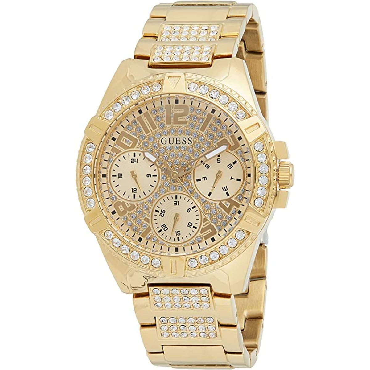 GUESS - Reloj Guess Lady Frontier W1156L2 Dorado De Acero inoxidable P Mujer