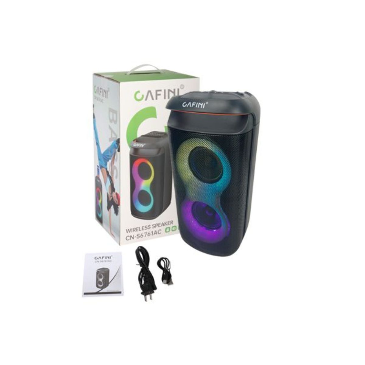 CAFINI - Parlante Portatil Cafini CN-S6761AC