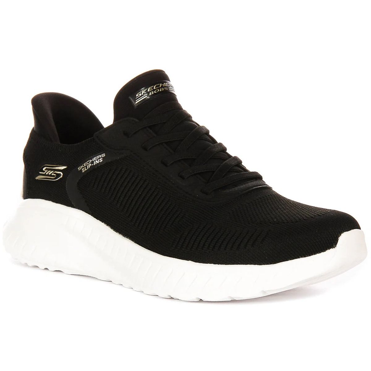 SKECHERS - Zapatilla Skechers Bobs Squad Chaos-Current Muse 117497BLK para Mujer