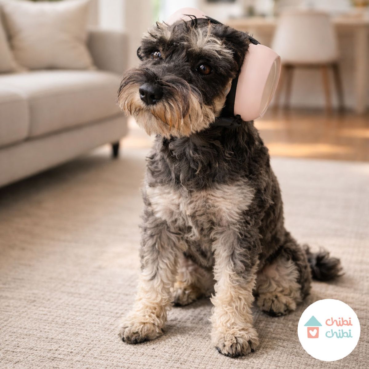 CHIBI CHIBI - Orejeras Anti ruido rosadas para perritos