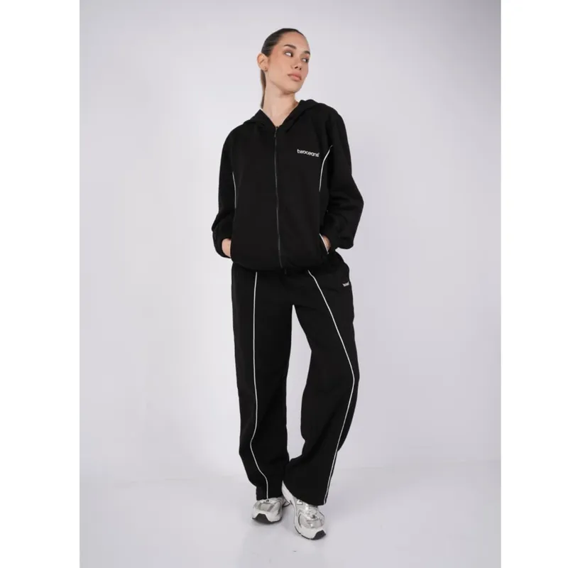 TWO OCEANS FITWEAR - Set deportivo con líneas en contraste para mujer