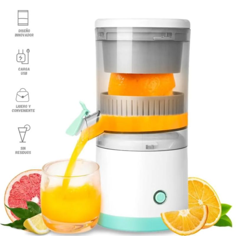 OEM - Exprimidor de Naranjas Eléctrico Portátil Recargable