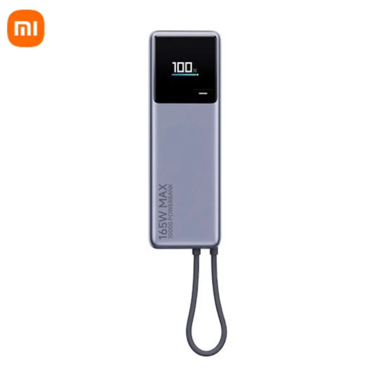 XIAOMI - Power Bank Xiaomi 165W 10000mah Cable Integrado para Laptop y Smartphone