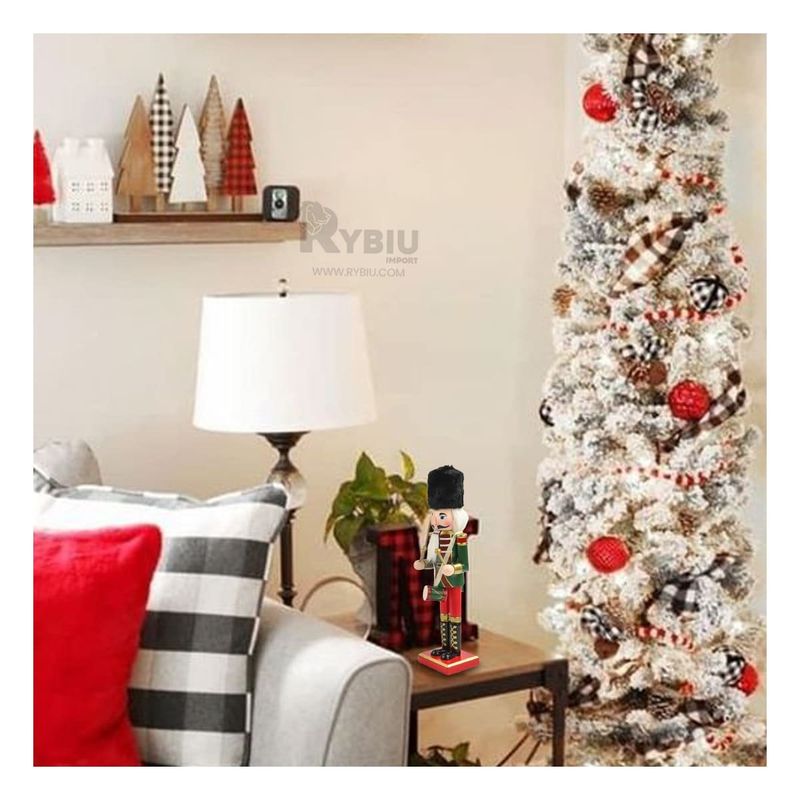 GENERICO - Cascanuez Majestuoso en Rojo Verde Y+Ligas de Regalo