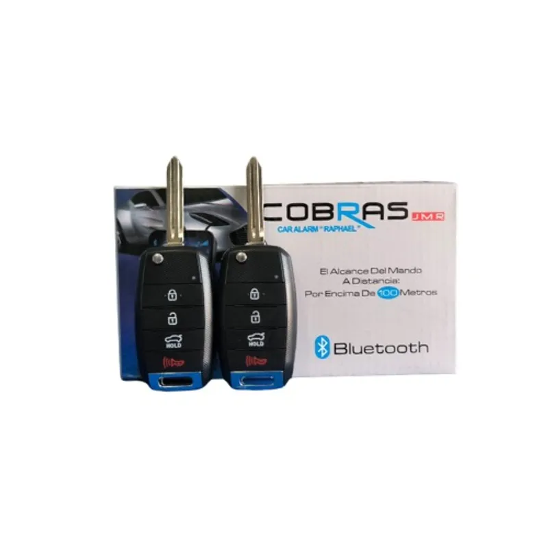 GENERICO - ALARMA CON LLAVE FLIP COBRAS KIA CON BLUETOOTH