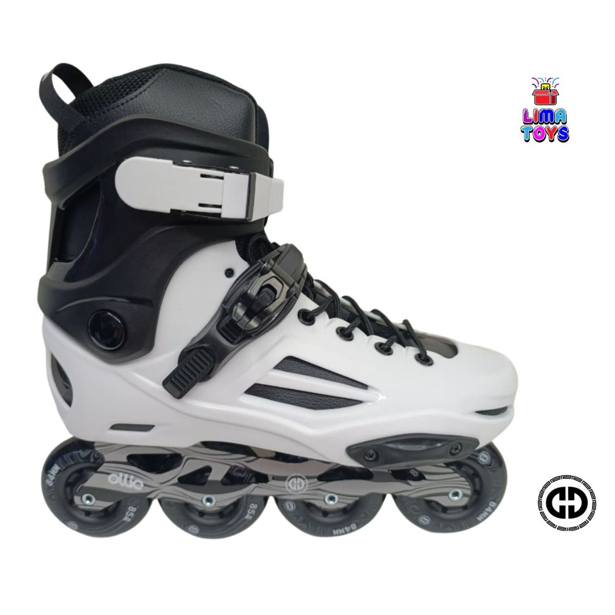 OLLIE - PATINES EN LINEA SEMIPROFESIONAL OLLIE TALLA FIJA 40-41 BLANCO