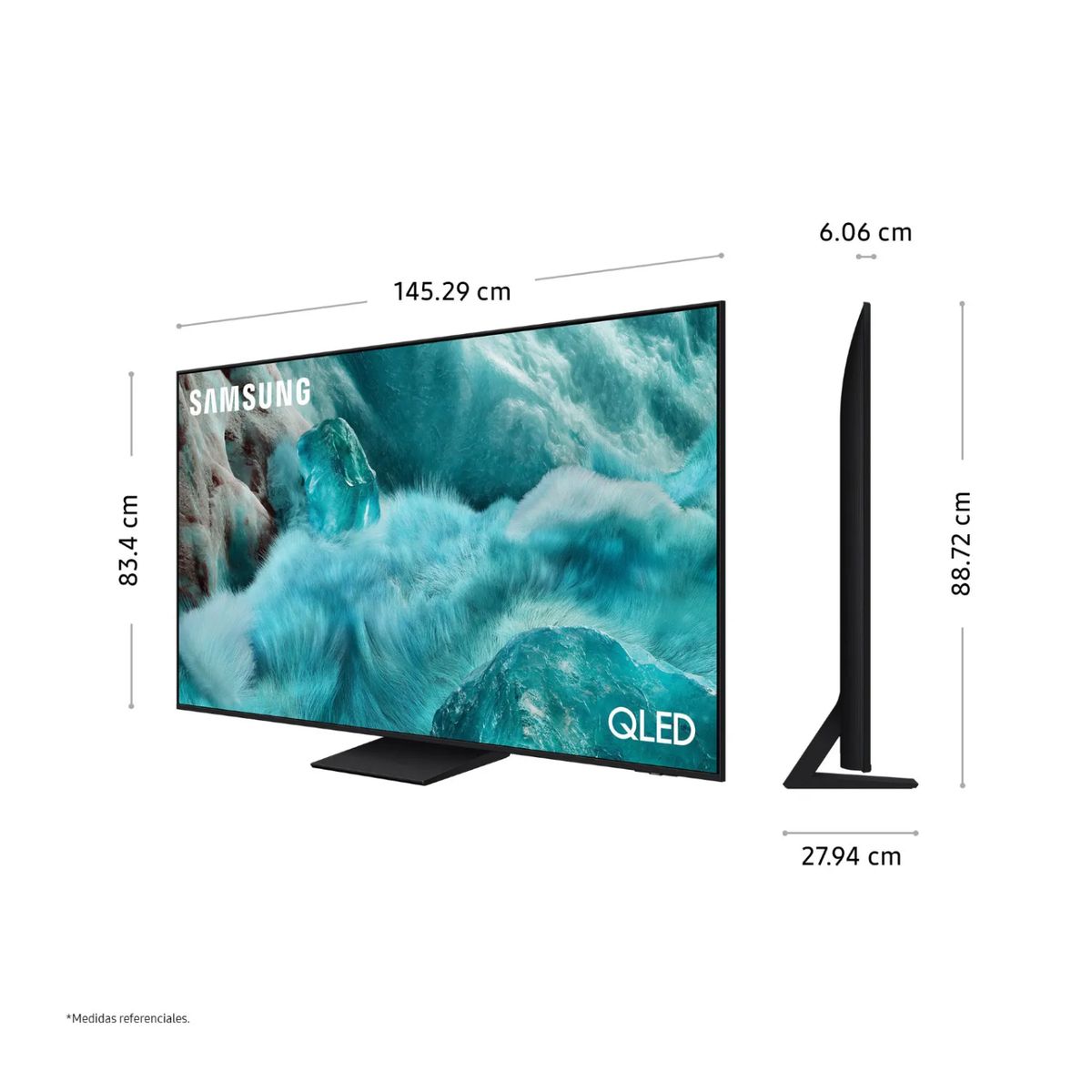 SAMSUNG - Televisor QLED 65 4K Ultra HD Tizen QN65Q7F5AGXPE 2025