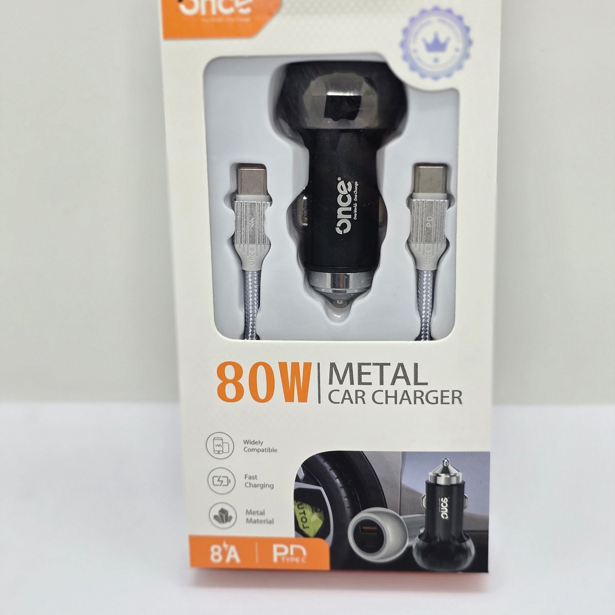 GENERICO - CARGADOR PARA CARRO ONCE  TIPO  PD/PD 80W  8A
