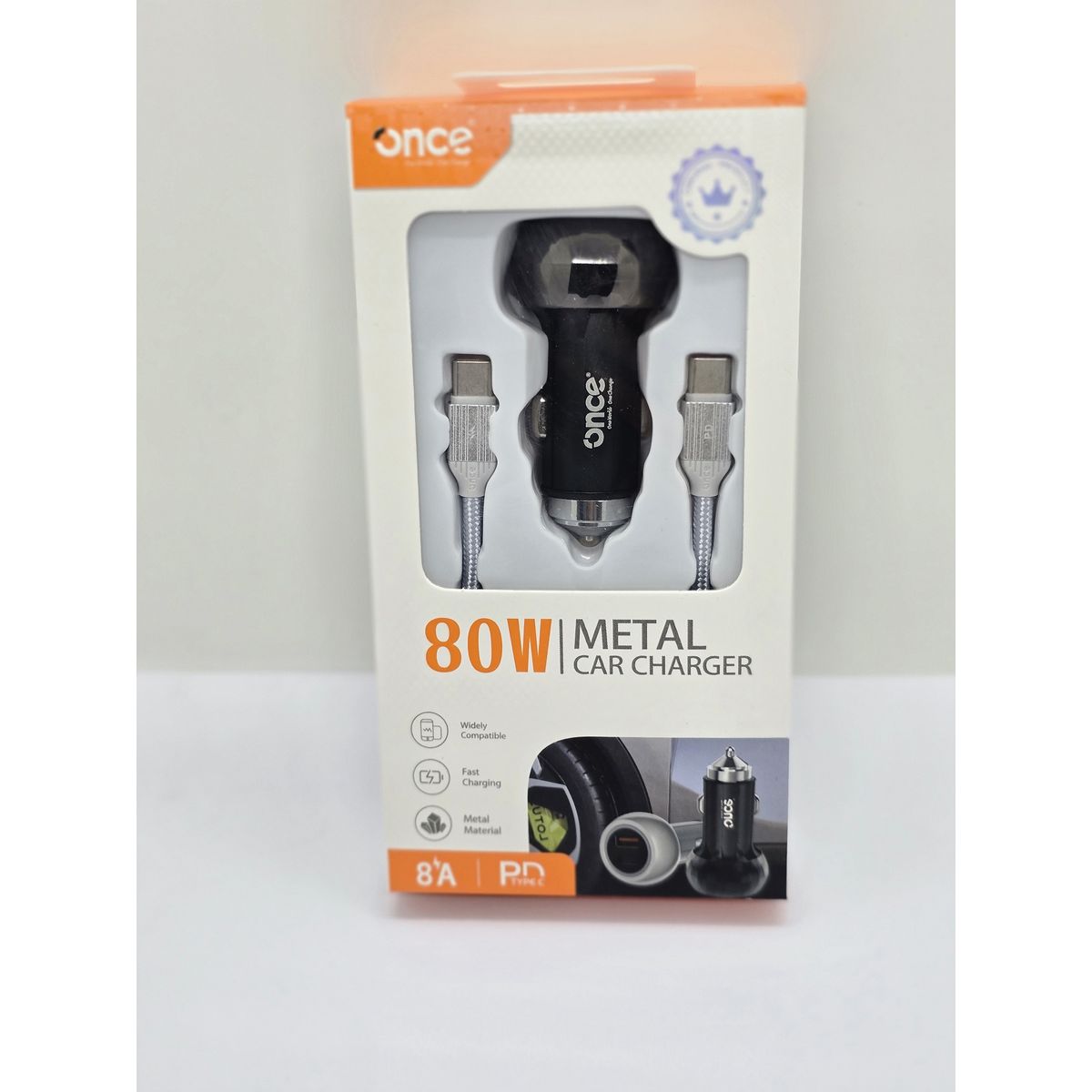 GENERICO - CARGADOR PARA CARRO ONCE  TIPO  PD/PD 80W  8A