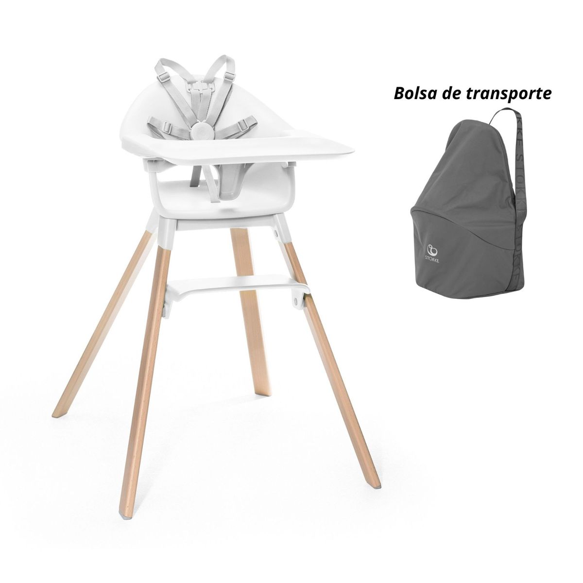 STOKKE - PACK SILLA Y BOLSA DE TRANSPORTE  MODELO CLIKK STOKKE