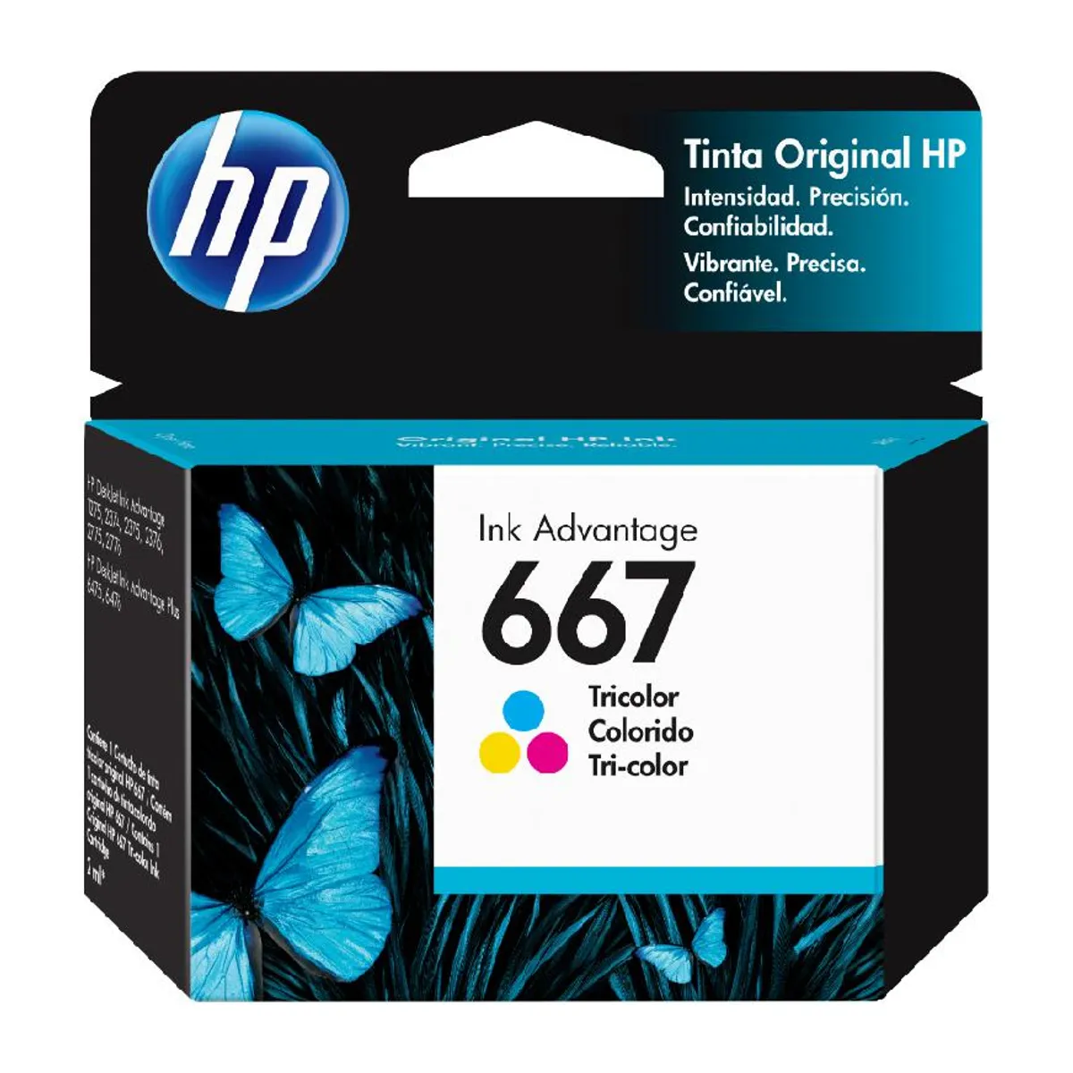 HP - TINTA HP 667 TRICOLOR 3YM78AL