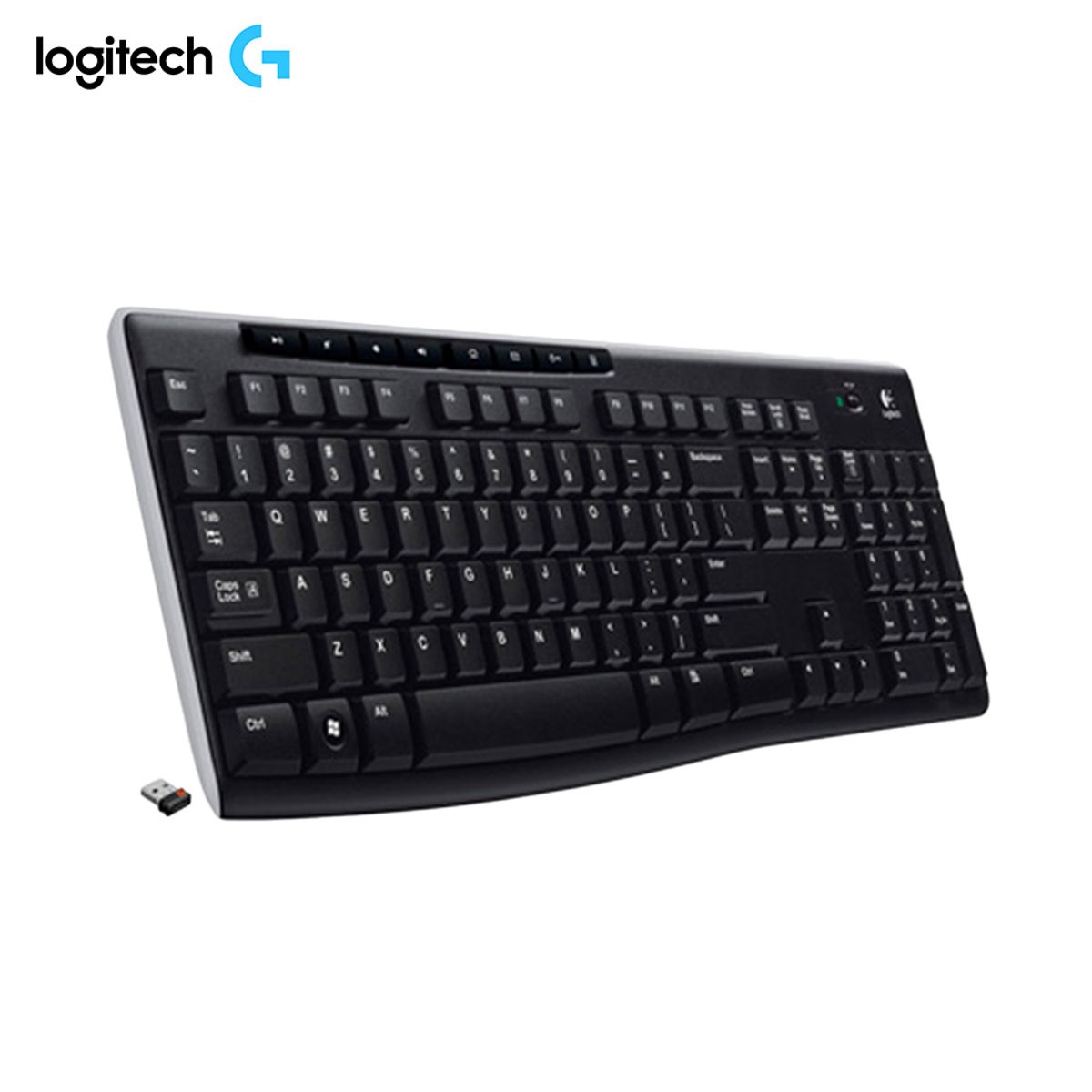 LOGITECH - Teclado inalámbrico Logitech K270 Wireless Unifying