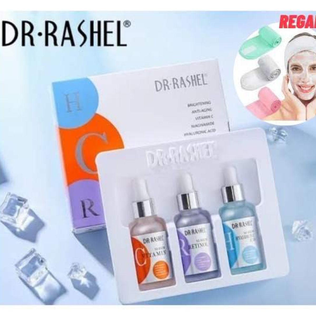 GENERICO - Kit Serum 3 en 1 Vitamina C Ácido Hialuronico Retinol 30ml - DR RASHEL