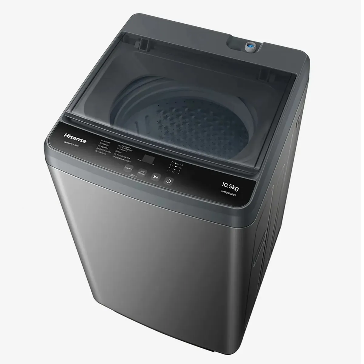 HISENSE - LAVADORA AUTOMÁTICA HISENSE 10.5 KG CARGA SUPERIOR – WT1D1030UT