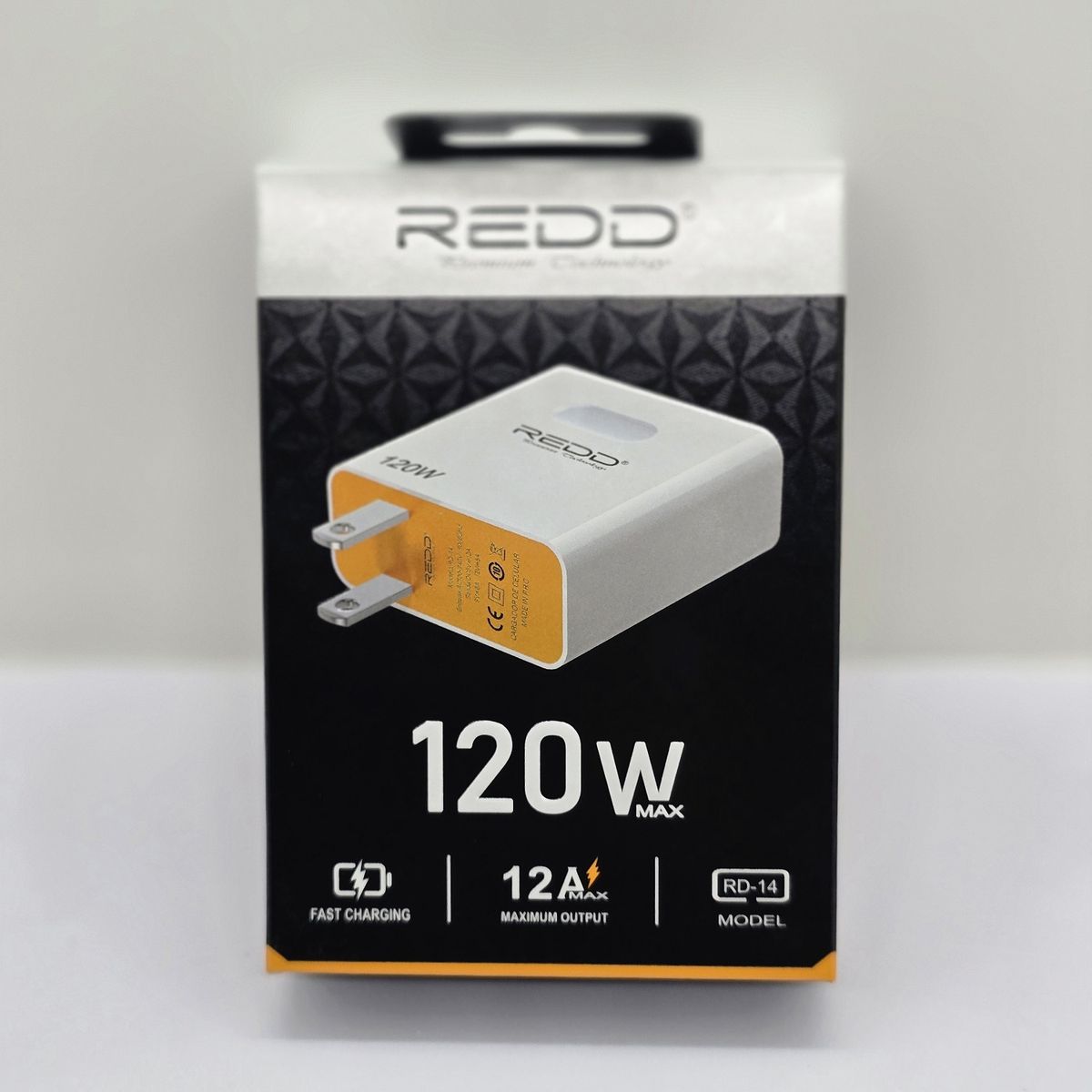 GENERICO - CARGADOR PARA CELULAR DADO REDD 120W 12A