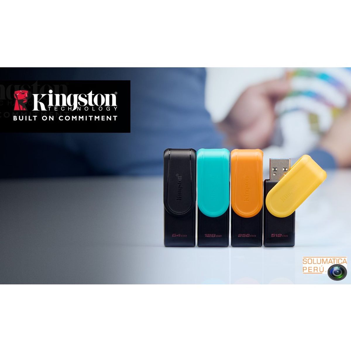 KINGSTON - Memoria Usb Kingston - 64gb Usb 3.2 - Original Sellado