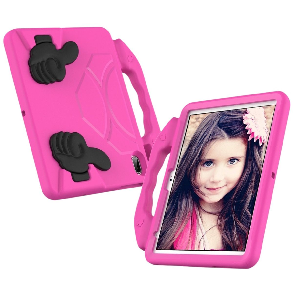 GENERICO - Funda Protector Goma Eva Antigolpe Para iPad A16 11th / 10 th Generación - Fucsia