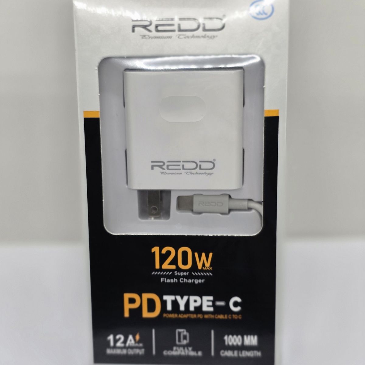GENERICO - CARGADOR PARA CELULAR REDD TIPO PD/C 120W  12A