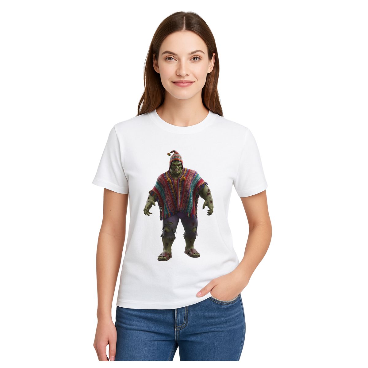 AQUA&MODA - Polo 100% Algodón Estilo Clasico Unisex AquaModa Logo HalloWeen Hulk POHWHK2