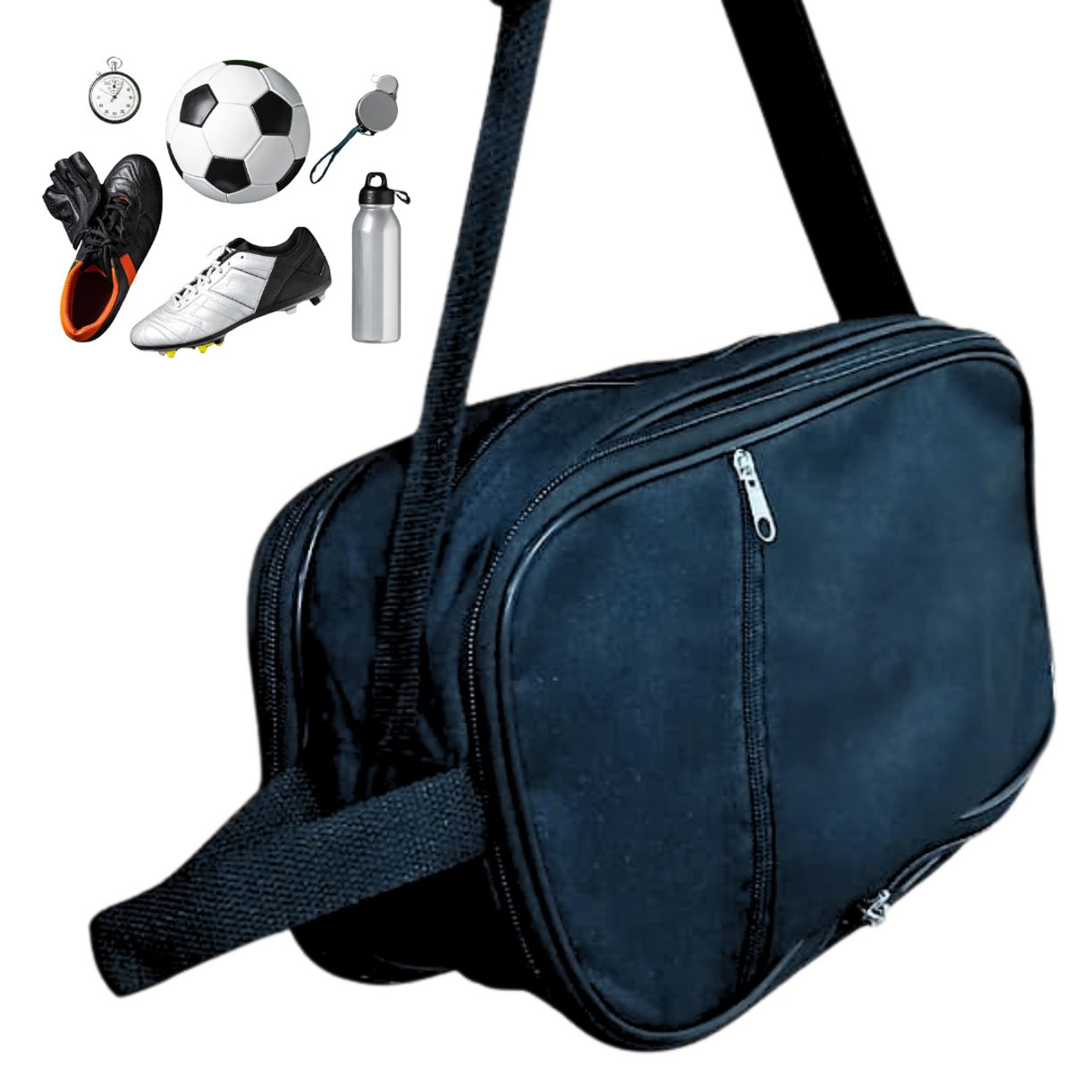 GENERICO - Chimpunera color negro deportiva grande colgante