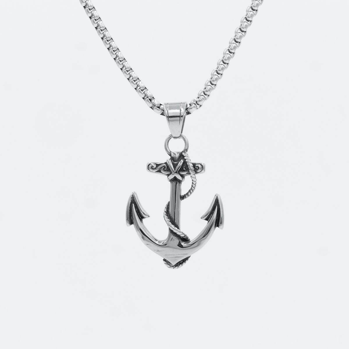 GENERICO - Collar Anchor modelo A acero inoxidable 60cm