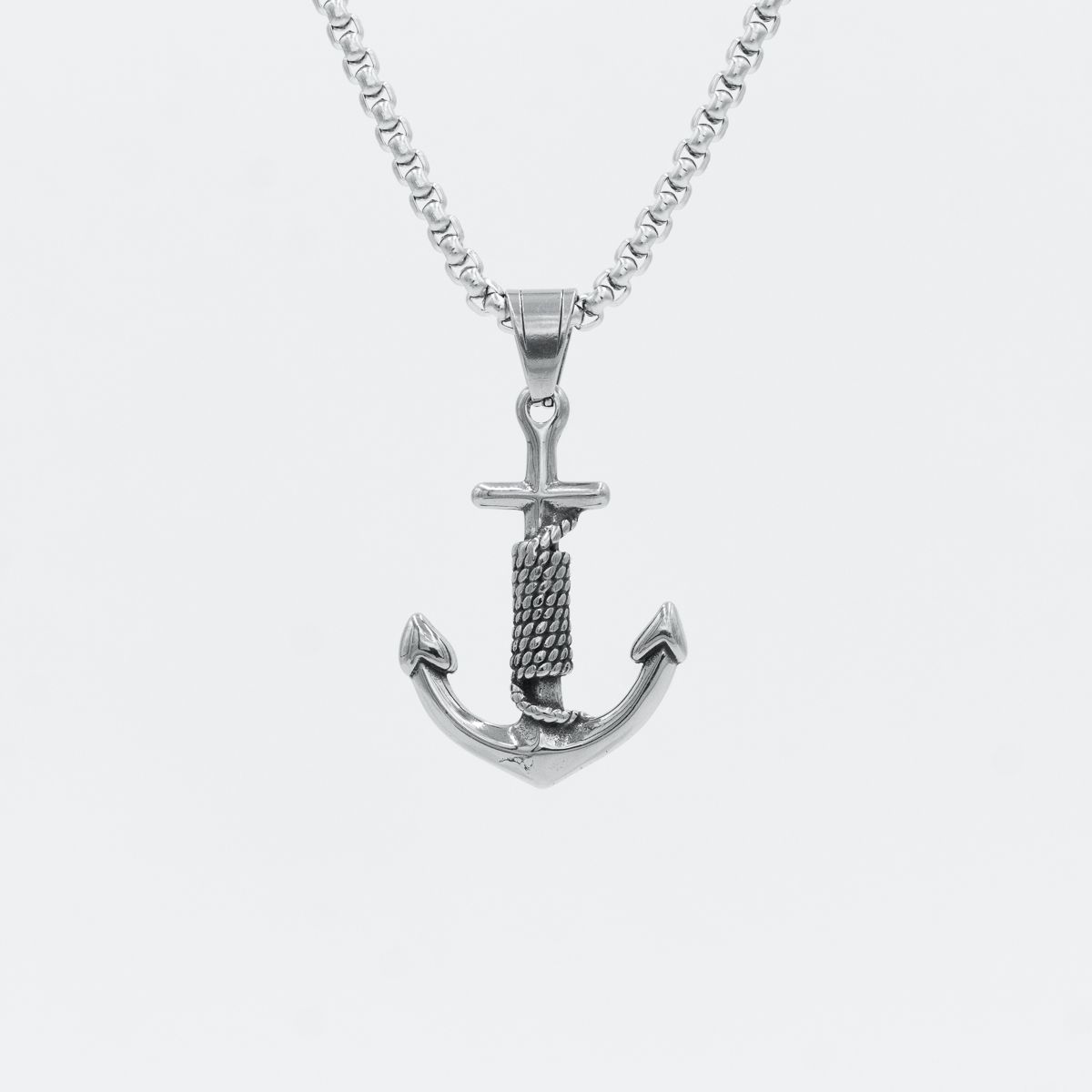 GENERICO - Collar Anchor modelo B acero inoxidable 60cm